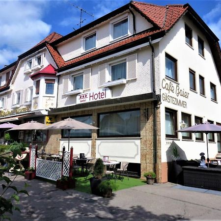 Hotel Conditorei Cafe Baier Schoemberg  Bagian luar foto